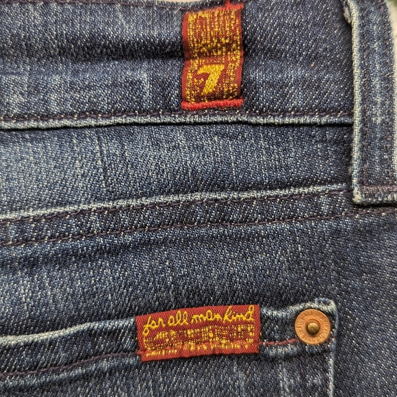 7for all mankind bootcut jeans sz 30 tall - Picture 3 of 7